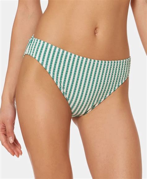 Jessica Simpson Printed Shirred Back Hipster Bikini Bottoms Macys