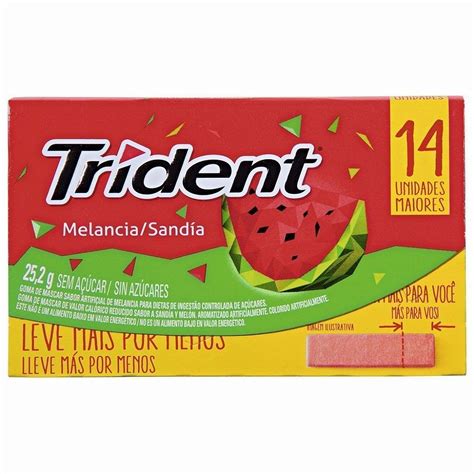 Chiclete Trident Garrafa Menta 336g Chokomelk Chokomelk Tudo Em