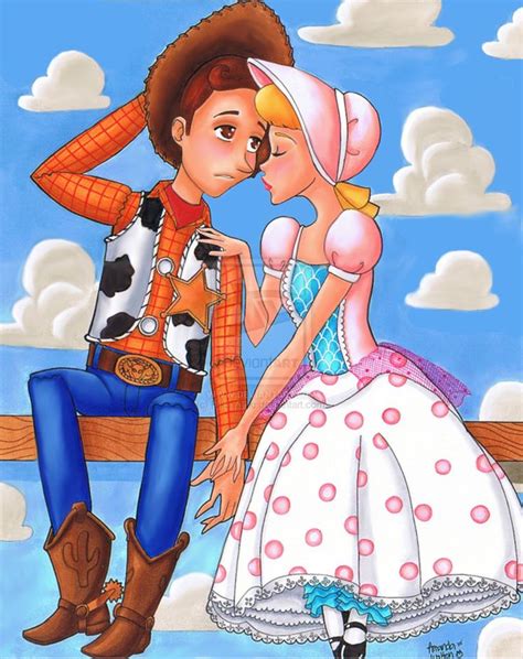 Kiss Stealer By Rikuyanki On Deviantart Woody And Bo Peep Stealer Woody X Bo Peep