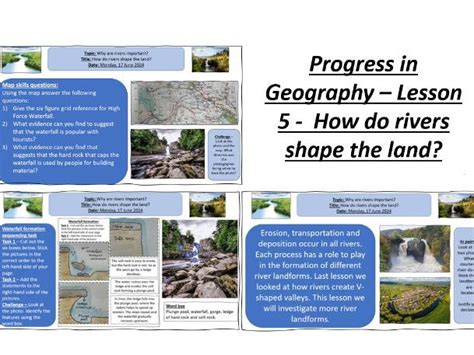 KS3 Geography Progress In Geography Rivers Lesson 5 River