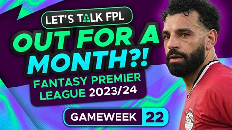 Salah Out For Up To A Month Fpl Midfield Replacements Gw Fantasy