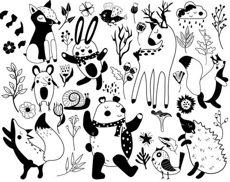 Woodland Animals on Behance