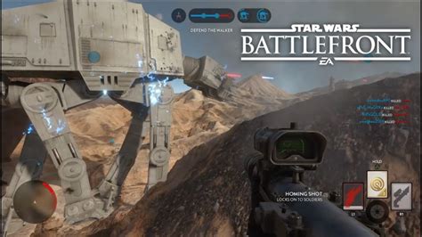 Star Wars Battlefront Walker Assault On Jundland Wastes YouTube