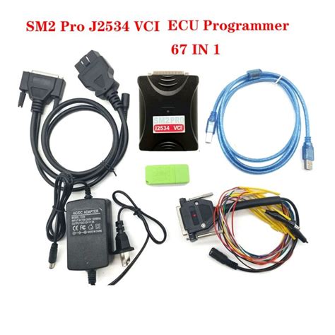 เครื่องมือโปรแกรมเมอร์ Sm2 J2534 Vci Ecu อ่านเขียนข้อมูล Ecu รองรับ