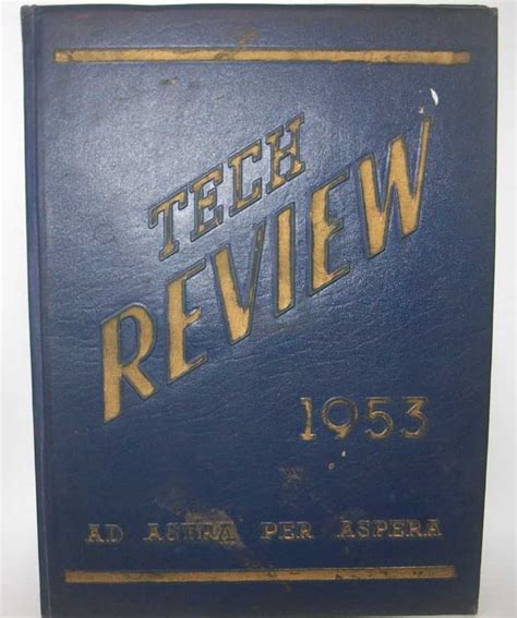 Tech Review 1953 Yearbook For Memphis Technical High School Memphis