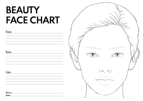 Premium Vector Hand Drawn Woman Face Template