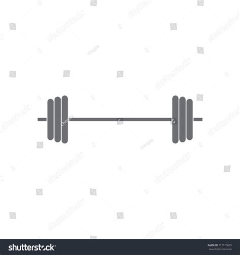 Barbell Weights Vector Illustration Stock Vector Royalty Free