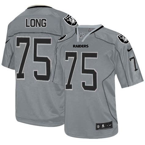 Men S Nike Oakland Raiders Howie Long Game Lights Out Grey Nfl Jersey