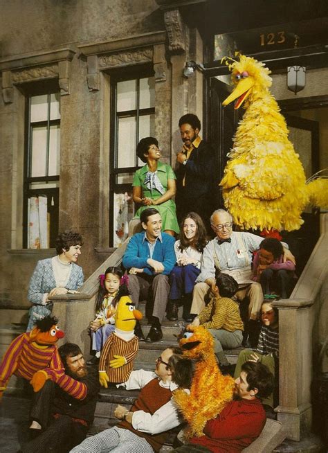 Photo of the original Sesame Street cast