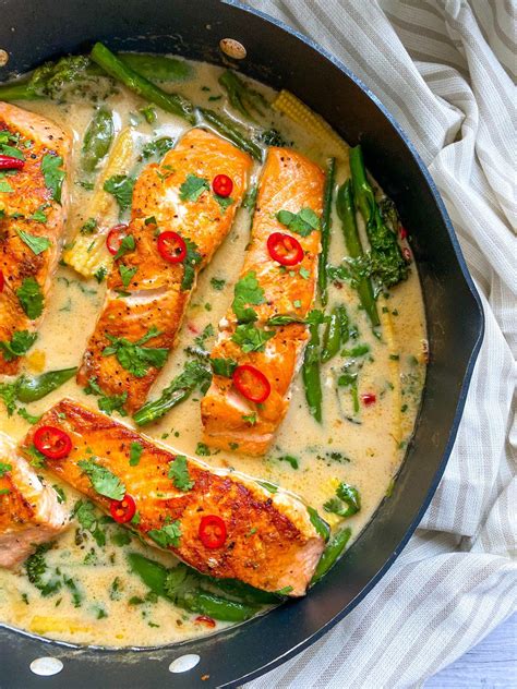 Delightful Creamy Coconut Milk Salmon Recipe So Simple