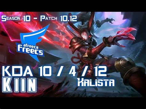 Afs Kiin Kalista Vs Wukong Top Patch Kr Ranked Youtube