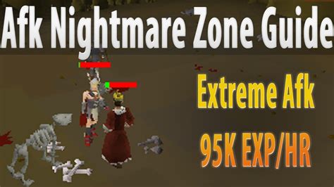 Nmz Most Afk Melee Method 95k Exp Per Hour 07 Runescape Guide Youtube