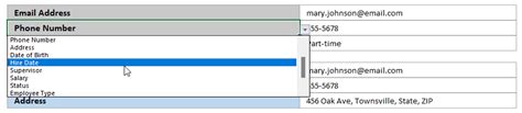 Employee Directory Template In Excel Instant Downlaod