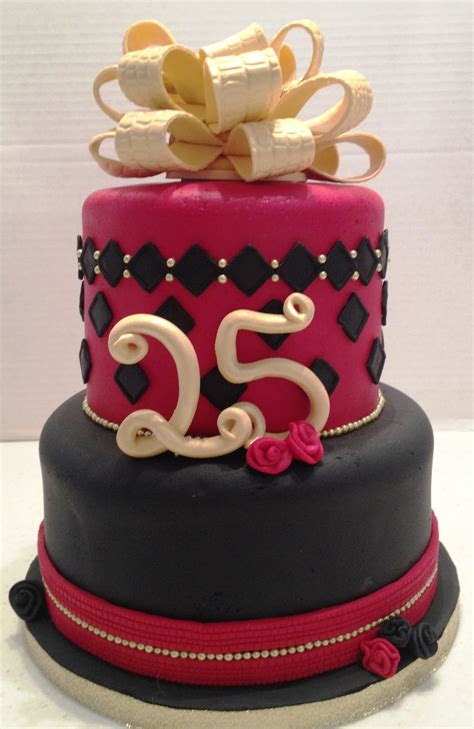 25 Inspired Photo Of 25th Birthday Cakes