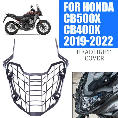 Motorcycle Headlight Grille Protector Guard Front Light Cover Headlamp