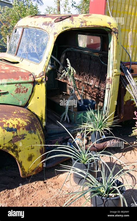 Old Rusted Truck Stock Photo Alamy