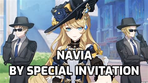 Character Teaser Navia By Special Invitation Genshin Impact