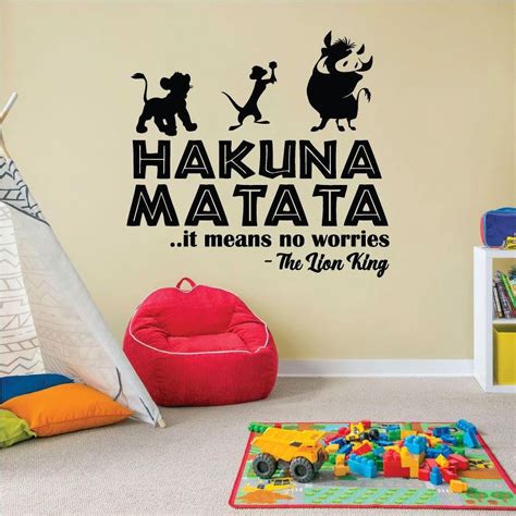 Home D Cor Wall D Cor Timon Pumbaa Quote Lion King Poster Quote Nursery