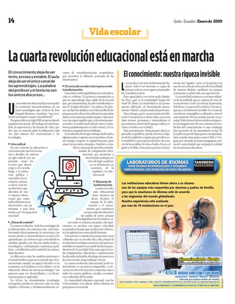 La cuarta revolución educacional está en marcha