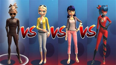 Pegasus Vs Chloe Vs Marinette Vs Ryuko Com Missão Vip Jogo Oficial Miraculous Ladybug E Gato