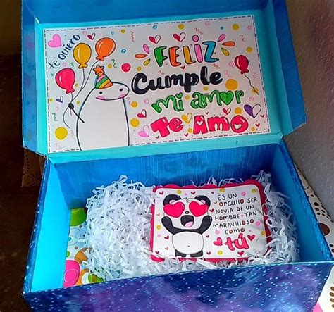 Caja de zapato decorada para motivo de cumpleaños ᴗ Caja de