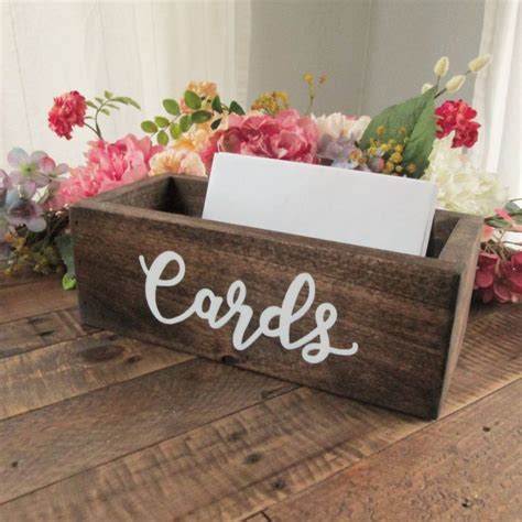 Small Wooden Cards Box Wooden Card Box Wood Card Box Wooden Cards