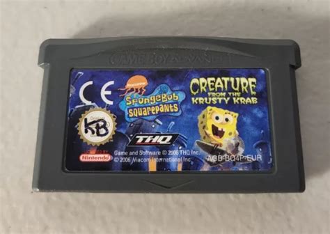 SPONGEBOB SQUAREPANTS CREATURE From The Krusty Krab GBA Free