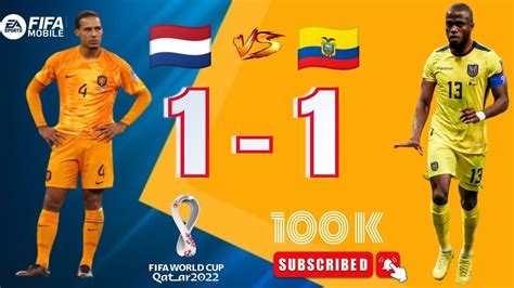 Netherlands Vs Ecuador Fifa World Cup Fifa Mobile Gameplay Virgil Van