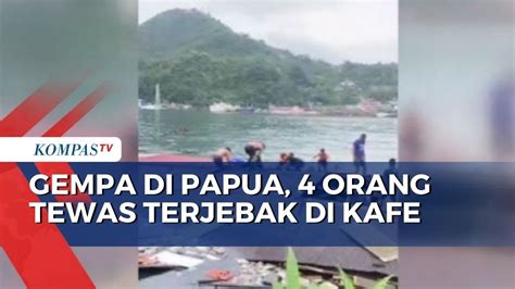 Gempa Magnitudo Guncang Papua Orang Tewas Terjebak Di Kafe Yang