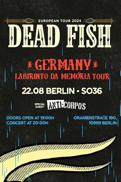 Tickets für DEAD FISH jetzt direkt im offiziellen SO36 Shop kaufen