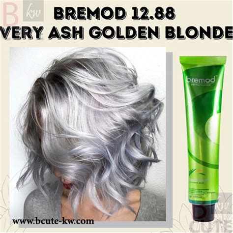 Bremod Hair Color 12 88 Very Ash Golden Blonde 100ml Bcute Kw