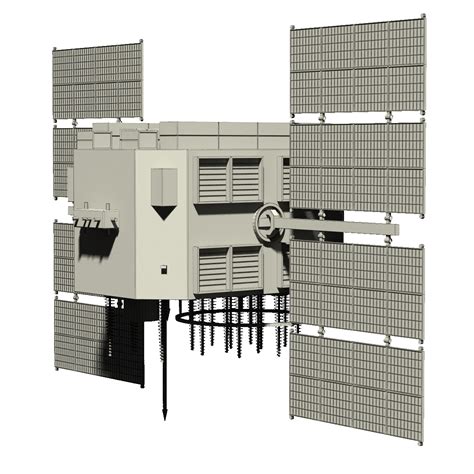 3d model satellite gps