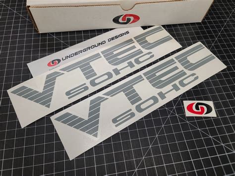 Vtec Sohc Fat Blinds Pack Vinyl Decal Sticker Fits Honda Civic