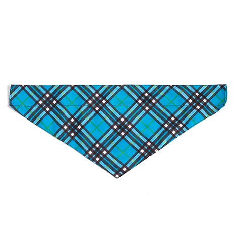 Plaid Blue Bandana