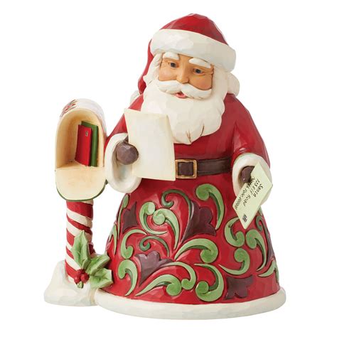 Jim Shore Santa With Letter 2024 Dated Figurine, 7.2" - Figurines ...