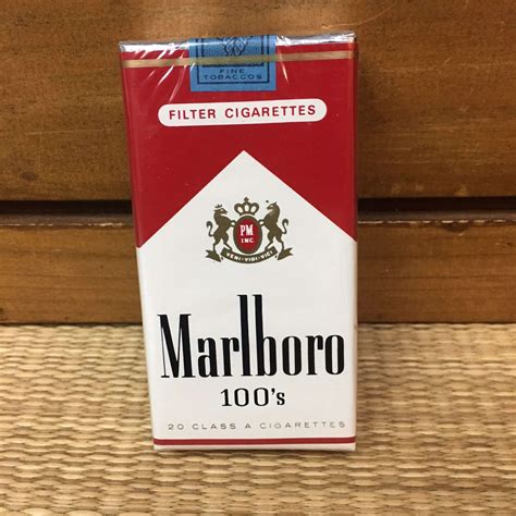 Marlboro 100s Filter Cigarette Soft Pack By Philip Morris Inc Danly