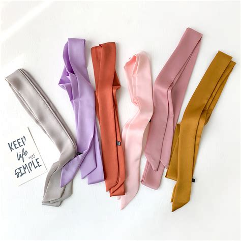 Jual SIMPLE SOLID COLOR LONG NECK SCARF SYAL SELENDANG PANJANG WANITA