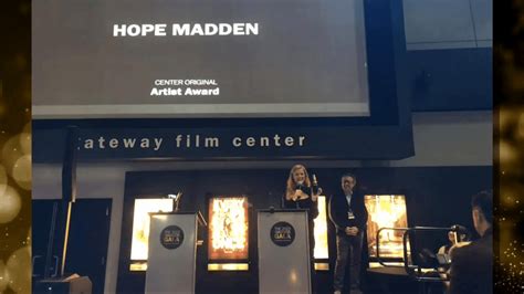 Hope Madden Earns Artist Award From Gateway Film Center Gala