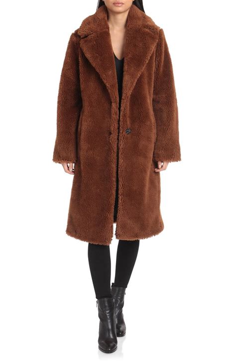 Avec Les Filles Teddy Faux Fur Coat Nordstrom