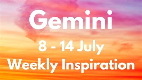 ♊️ Gemini ~ Tears Of Joy Believe In This Miracle 8 14 July Youtube