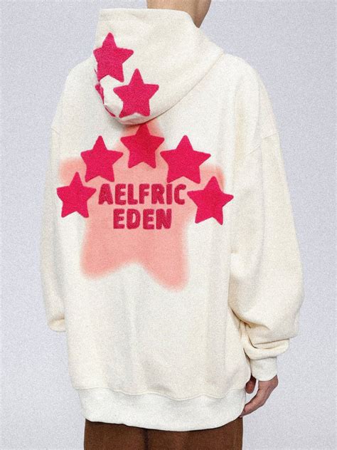 Aelfric Eden Vintage Embroidery Star Hoodie Aelfric Eden