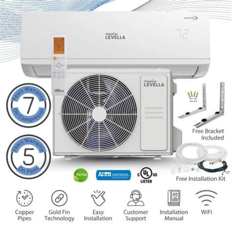 Premium 12000 Btu Mini Split Air Conditioner Inverter Heat Pump 21 4 Seer2 220v Ebay