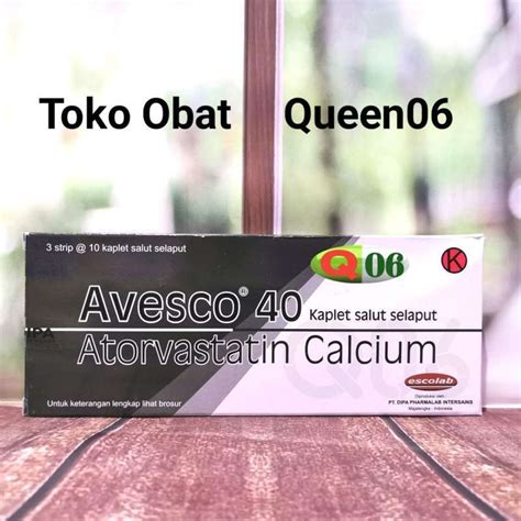 Promo Avesco Mg Atorvastatin Calcium Obat Kolesterol Jantung Stroke