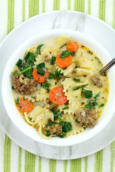 Instant Pot Italian Sausage And Spinach Soup 365 Days Of Slow Cooking