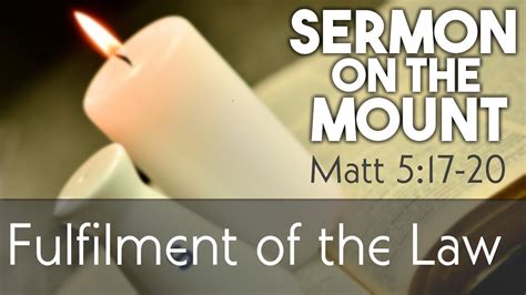 Did Jesus Like The Law Or Not Sermon On The Mount 3 YouTube