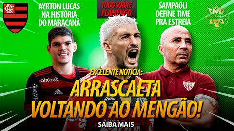 COMEMORA NAÇÃO ARRASCAETA VOLTANDO SAMPAOLI DEFINE FLAMENGO AYRTON