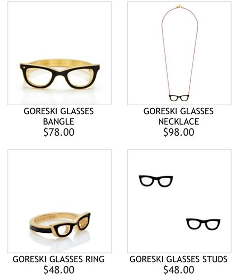 Kate Spade Goreski Collection Glasses Bangles Studs