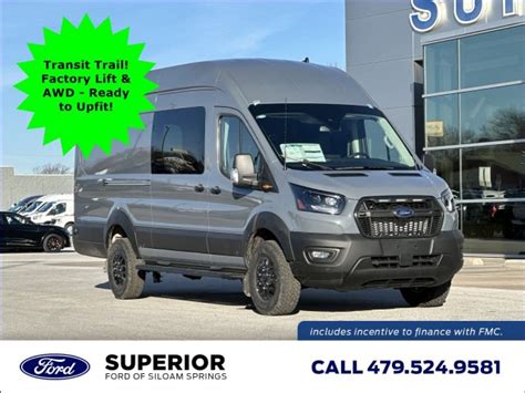 New 2023 Ford Transit Commercial Cargo Van Transit Long EL 350 In