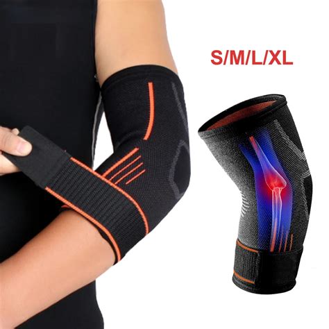 1pcs Fitness Elbow Brace Compression Support Sleeve For Tendonitis Tennis Elbow Golf Treatment