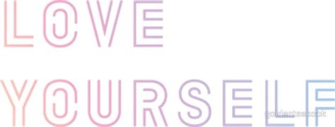 Bts Love Yourself Font Btsad